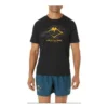 Tricou cu logo Fujitrail „Negru-Galben”