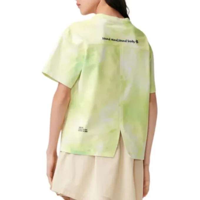 Tricou cu logo „Green”