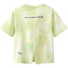 Tricou cu logo „Green Yellow White”