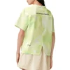 Tricou cu logo „Green Yellow White”
