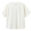 Tricou cu logo și flori „White”