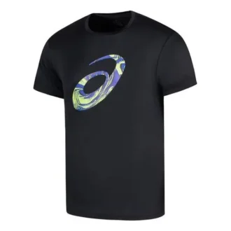 Tricou cu logo spirală SS „Negru”