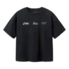 Tricou cu logo-uri multiple „Negru”