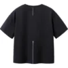 Tricou cu logo-uri multiple „Negru”