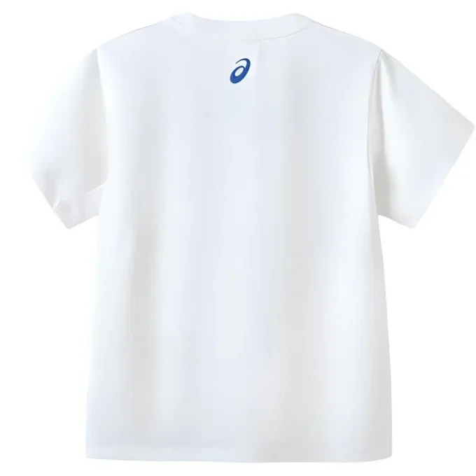 Tricou cu logo-uri multiple „White”