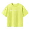 Tricou cu logo-uri multiple „Yellow White”