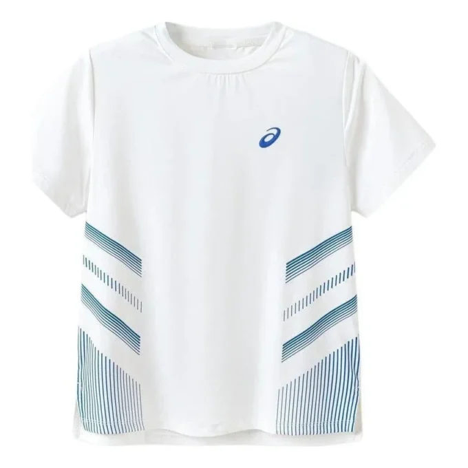 Tricou cu logo „White Blue”