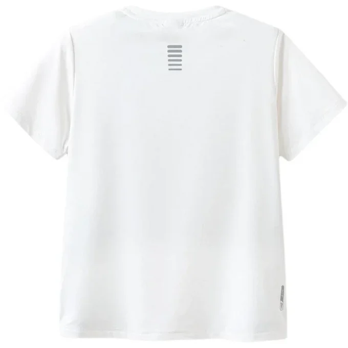Tricou cu logo „White Blue”