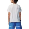 Tricou cu logo „White Blue”