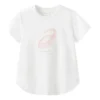 Tricou cu logo „White Pink”