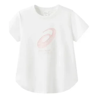Tricou cu logo „White Pink”