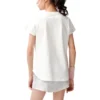 Tricou cu logo „White Pink”