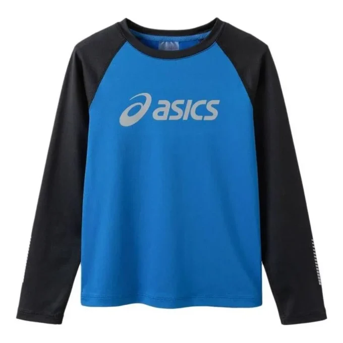 Tricou cu mânecă lungă cu logo „Blue”
