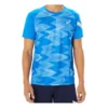Tricou cu mânecă scurtă și imprimeu A-I-M Dry „Electric Blue”