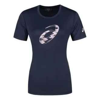 Tricou cu mânecă scurtă și imprimeu spiralat Mărimi asiatice „Midnight”