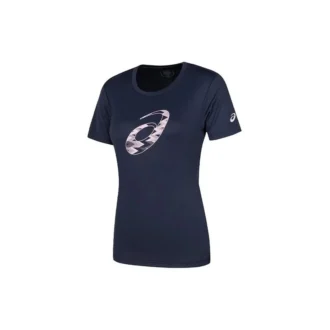 Tricou cu mânecă scurtă și imprimeu spiralat Mărimi asiatice „Midnight”