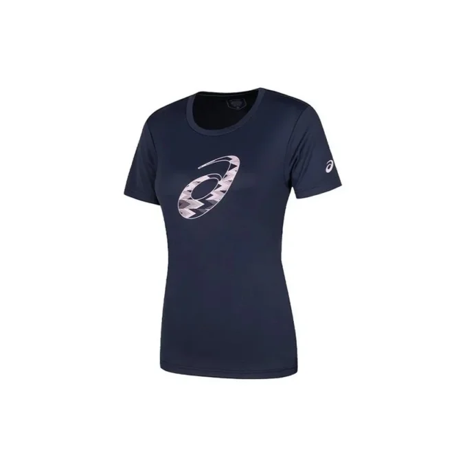 Tricou cu mânecă scurtă și imprimeu spiralat Mărimi asiatice „Midnight”