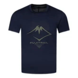 Tricou cu mânecă scurtă și logo Fujitrail „Navy”
