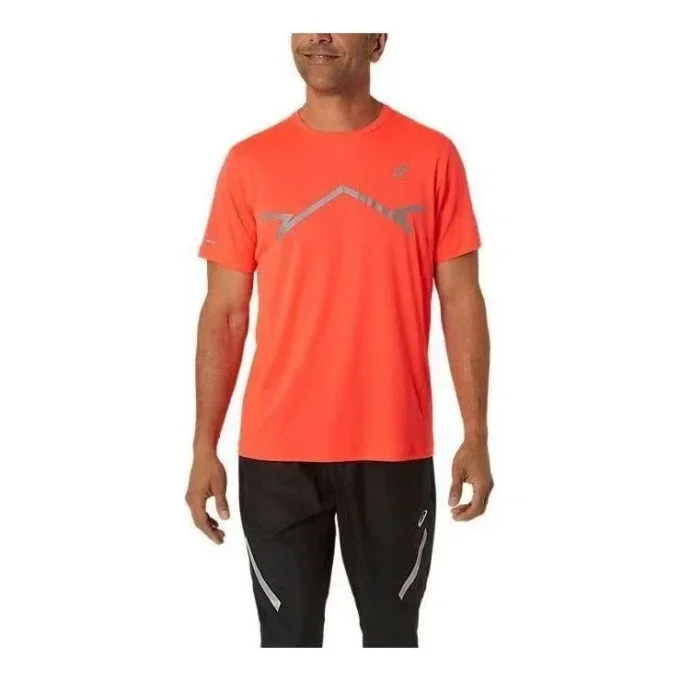 Tricou cu mânecă scurtă și logo Lite-Show „Orange”