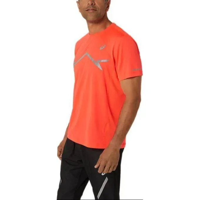 Tricou cu mânecă scurtă și logo Lite-Show „Orange”