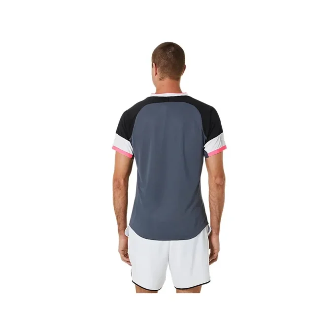 Tricou cu mânecă scurtă Match „Gri Alb Negru”