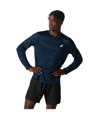 Tricou cu mâneci lungi argintiu „French Blue”