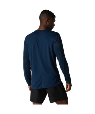 Tricou cu mâneci lungi argintiu „French Blue”