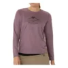 Tricou cu mâneci lungi cu logo Fujitral „Dusty Mauve”