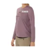 Tricou cu mâneci lungi cu logo Fujitral „Dusty Mauve”