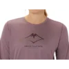 Tricou cu mâneci lungi cu logo Fujitral „Dusty Mauve”