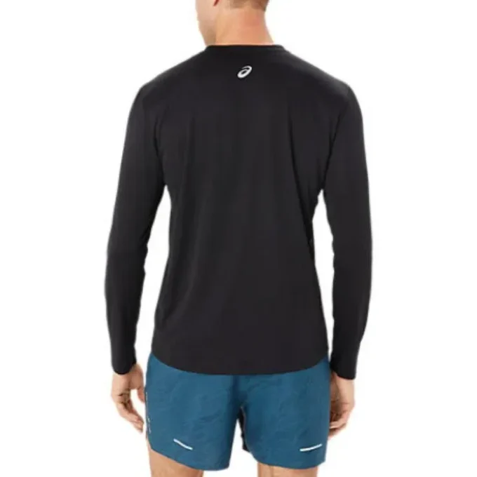Tricou cu mâneci lungi și logo Fujitrail „Negru-Galben”