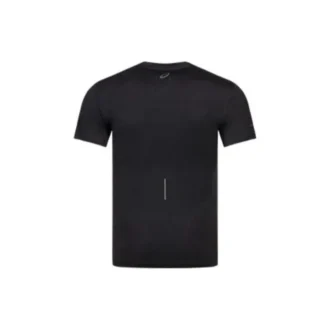 Tricou de alergare cu logo reflectorizant „Negru”