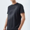 Tricou de alergare cu logo reflectorizant „Negru”
