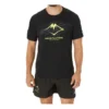 Tricou de alergare Fujitrail „Black Green”