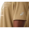 Tricou de alergare Fujitrail „Tan White”