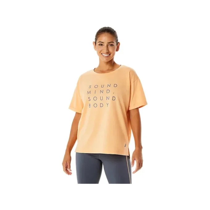 Tricou de antrenament Core Relaxed Graphic „Orange”