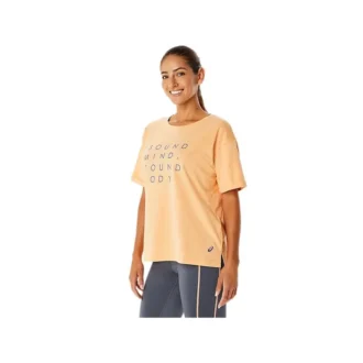 Tricou de antrenament Core Relaxed Graphic „Orange”