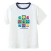 Tricou grafic Lifestyle „White Multi”