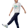 Tricou grafic Lifestyle „White Multi”