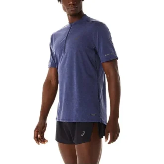 Tricou Metarun 1/2 Zip „Indigo Blue”