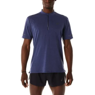Tricou Metarun 1/2 Zip „Indigo Blue”