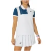Tricou polo clasic „White Blue”