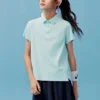 Tricou polo cu logo „Albastru”