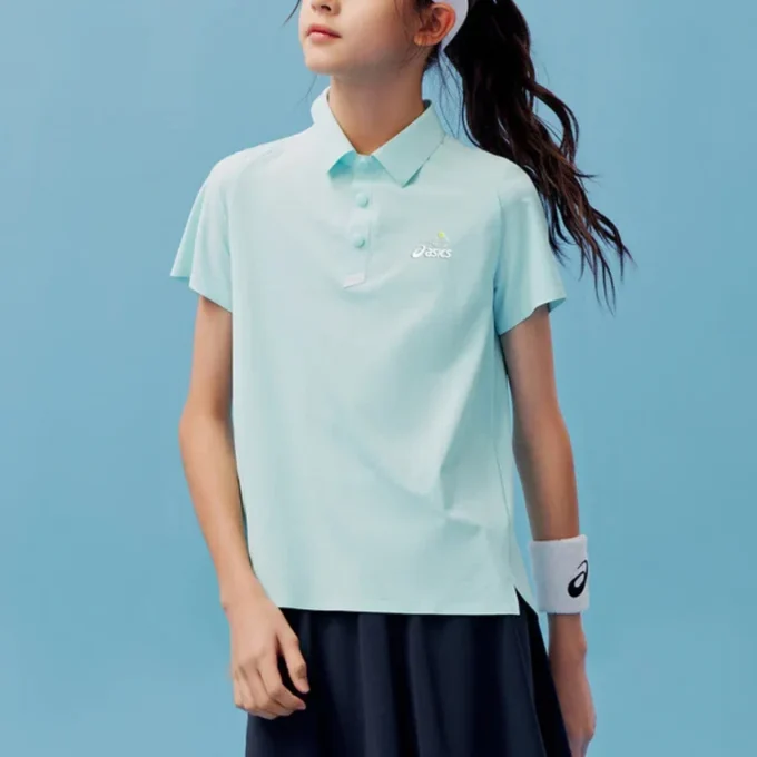 Tricou polo cu logo „Albastru”