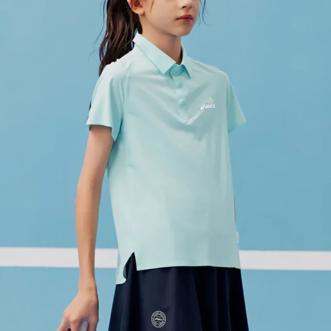 Tricou polo cu logo „Albastru”