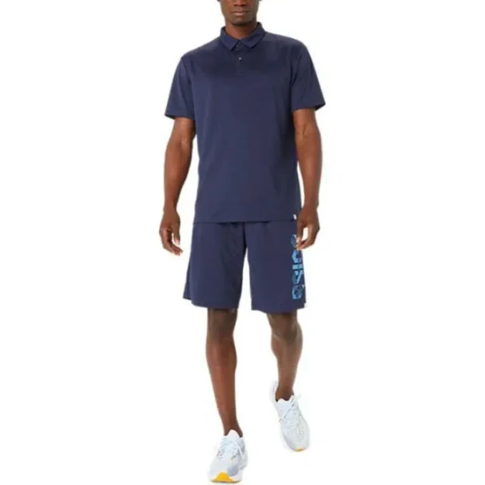Tricou polo Hex Graphic Dry „Midnight”