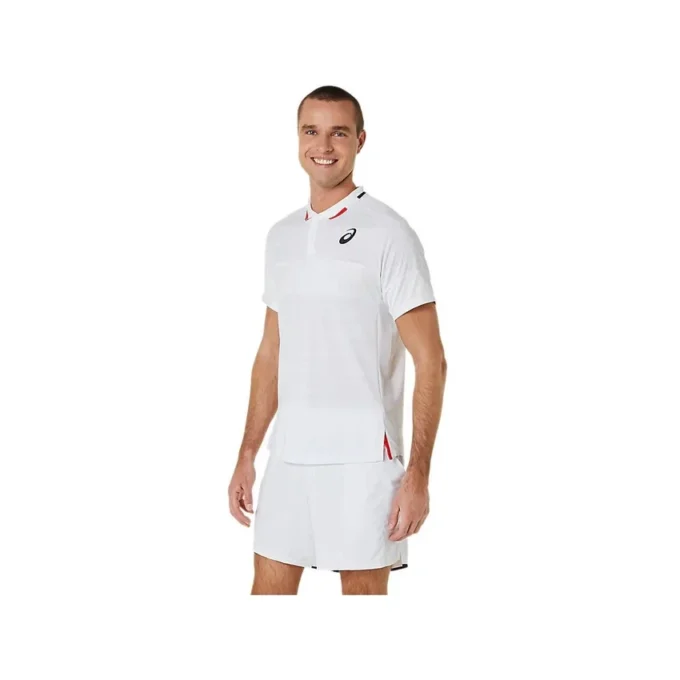 Tricou polo Match „Brilliant White”